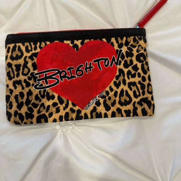 Brighton Leopard print makeup bag NWOT - Picture 2 of 5